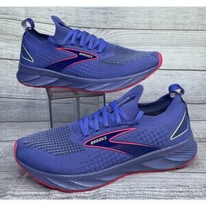 Brooks Womens Levitate 6 Stealth Fit Running Shoes Sneakers Size 11 Purple Pink